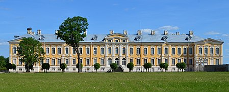 West Wing Panorama of Rundāle Palace