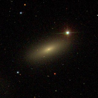 NGC 4436 Lenticular galaxy in the constellation Virgo