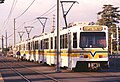 Sacramento Regional Transit District LRVs readied for use in 1991