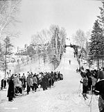 Saguenay Inn ski jump 1943.jpg