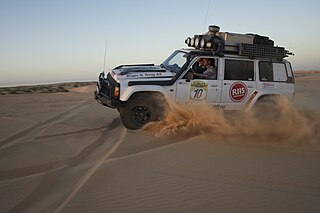 <span class="mw-page-title-main">Rally raid</span> Long distance, multiday, off-road racing