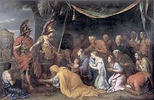 Η οικογένεια του Δαρείου στα πόδια του Αλέξανδρου, Βερσαλλίες