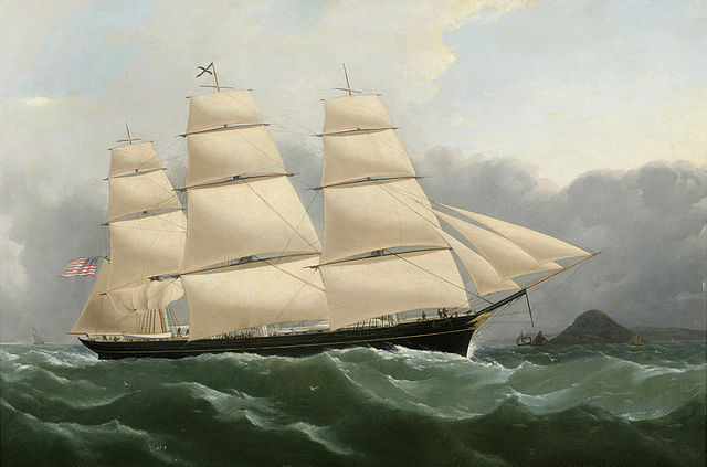 The clipper ship "Challenge" of the N.L. & G. Griswold fleet