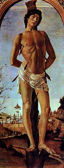 Sandro Botticelli, San Sebastiano, Berlino, Gemäldegalerie (1474)