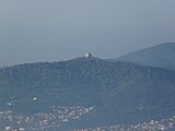 El Montbaig (Sant Ramon) vist des del turó de Can Pasqual, a Collserola.