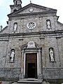 La chiesa di Santa Maria, Santa Maria del Taro, Tornolo, Emilia-Romagna, Italia