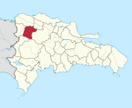 Province de Santiago - Localisation