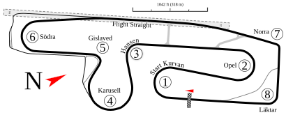 Vägbeskrivningar till Anderstorp Raceway med kollektivtrafik