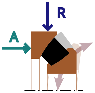 Section view of a spherical roller thrust bearing Schema Roller thrust bearing, self-aligning.svg