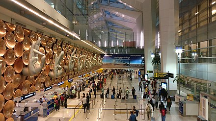 Indira Gandhi International Airport serves Delhi and is one of the most important entry points to India.