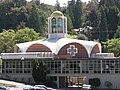 St. Demetrios Greek Orthodox Church in Montlake, designed by Paul Thiry and completed in 1962, the same year as the World's Fair for which he was principal architect