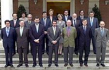 Segundo Gobierno de José Maria Aznar (2001).jpg