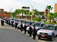 Citizen Security Base of víctor Larco district in the Main Plaza Vista Alegre