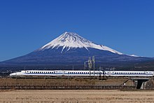 Mt. Fuji and the Tokaido Shinkansen Series-N700a-Mt.Fuji.jpg