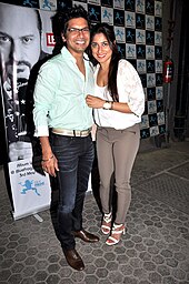 Shaan with his wife Radhika Shaan radhika.jpg