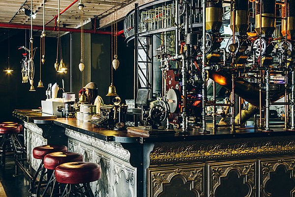 Truth Coffee, a steampunk café in Cape Town