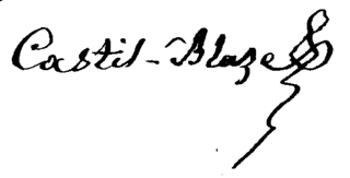 signature de Castil-Blaze