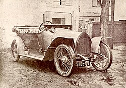 Côte 12 HP von 1912 (4-Zylinder-Zweitaktmotor)