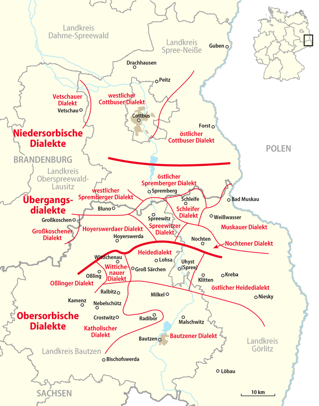 Sorbische Sprache – Wikipedia