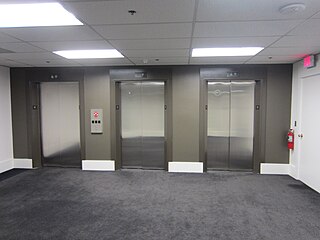 <span class="mw-page-title-main">Elevator</span> Vertical transport device