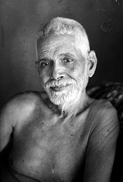 Sri Ramana Maharshi in his late 60s