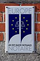 * Nomination Civil-law notary sign (Europe) with latin motto, Saint-Aulaye, Dordogne, France. --JLPC 18:44, 4 March 2013 (UTC) * Promotion The sign is very sharp, but due to massive (over-)sharpening the surrondings of the sign (the wall) looks very overprocessed. Probably you can sharp more moderately. --Tuxyso 21:06, 7 March 2013 (UTC)  Done : new file uploaded. --JLPC 17:25, 8 March 2013 (UTC) Much better. QI now. --Tuxyso 22:24, 8 March 2013 (UTC)