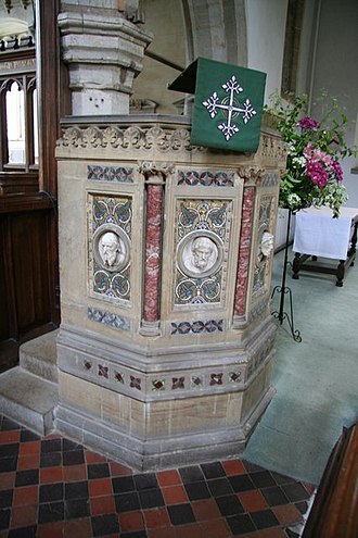 pulpit St.John the Baptist's pulpit - geograph.org.uk - 842538.jpg