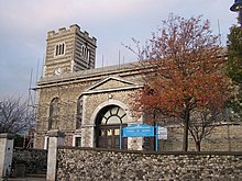 Grade II listed St Nicholas church, Strood