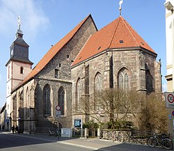 Oostelijk deel van de St. Marienkirche (foto 2016)