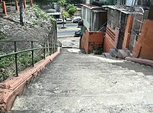Stairs leading to La Via Sector in Aguadilla barrio-pueblo Stairs leading to La Via Sector in Aguadilla barrio-pueblo, Puerto Rico.jpg