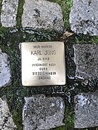 Stolperstein Düsseldorf 1 Altstadt Ursulinengasse 7 Karl Jung