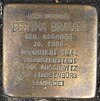 Stolperstein Rappstrae 10 (Bertha Brauer) in Hamburg-Rotherbaum.JPG