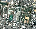 住之江競艇場（大阪市住之江区）周辺の空中写真（2017年撮影）