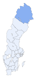 O condado de Norrbotten