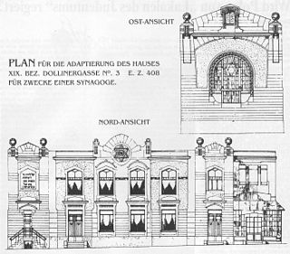 <span class="mw-page-title-main">Döbling Synagogue</span> Former synagogue in Vienna, Austria