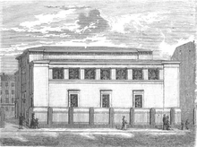 Illustration of the Great Synagogue from around 1899 Synagogen Krystalgade 1899.png