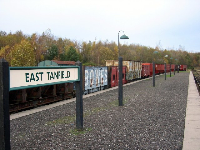 Freight train at East Tanfield