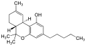 Tetrahydrocannabinol.svg