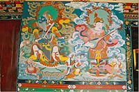 En thangka-målning i Sikkim