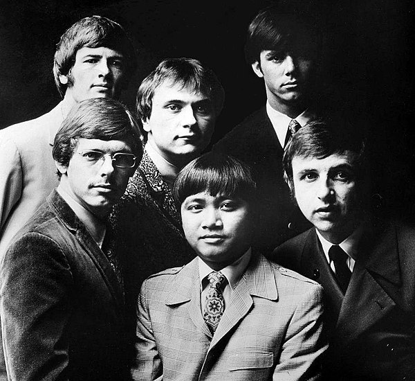 The group in 1968. Top row, from left: Jim Yester, Brian Cole, Ted Bluechel. Bottom row: Russ Giguere, Larry Ramos, Terry Kirkman