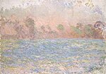 La prairie de Limetz près de Giverny (1888) de Claude Monet - Yoshino Gypsum Collection (W1198)