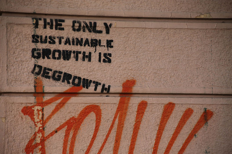 File:The Only Sustainable Growth is Degrowth.jpg