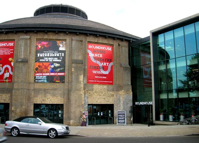 Main entrance to the Roundhouse