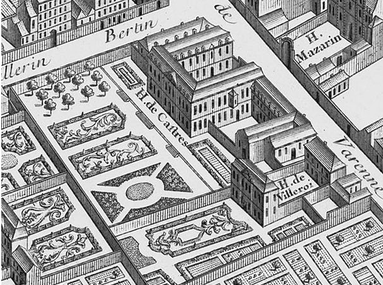 L'hôtel de Castries, Mazarin et Villeroi par Turgot, à Paris, vers 1737.