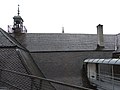 Une vue sur les toits depuis le théâtre de Montbéliard situé dans la Mairie.