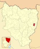 Ubicación del municipio en el mapa de la provincia