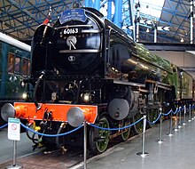 Tornado at the National Railway Museum in York, 14 December 2008