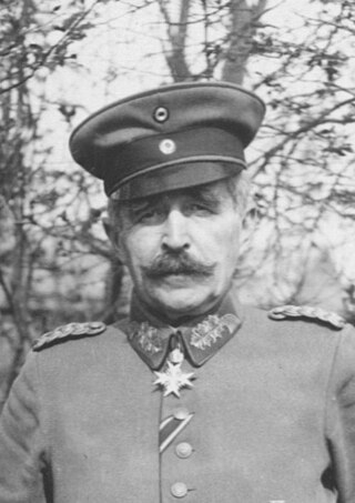 <span class="mw-page-title-main">Traugott von Sauberzweig</span> German general during the First World War