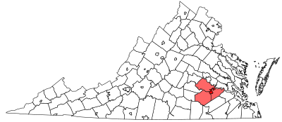 Location of the Tri-Cities in Virginia Tri-Cities - Location.svg
