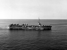Kula Gulf underway in 1951 USS Kula Gulf (CVE-108) underway c1951.jpg
